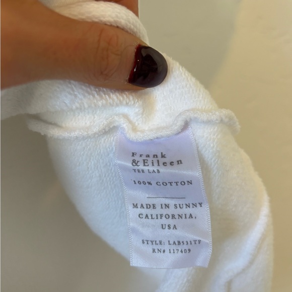 NWT Frank & Eileen Mel Triple Fleece Short Sleeve Hoodie - Picture 8 of 10